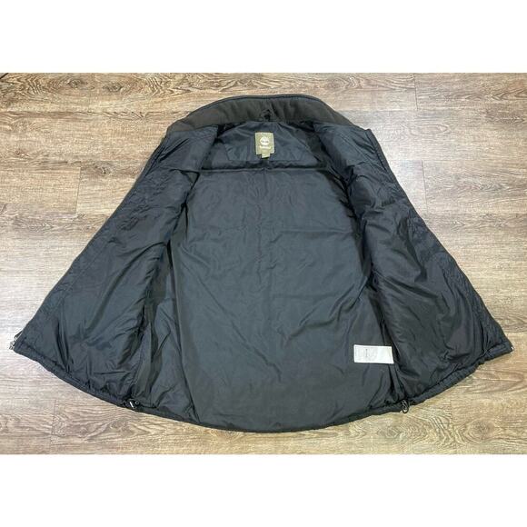 Timberland Men’s Puffer Vest Black Size XXL Fall Winter - Picture 7 of 10